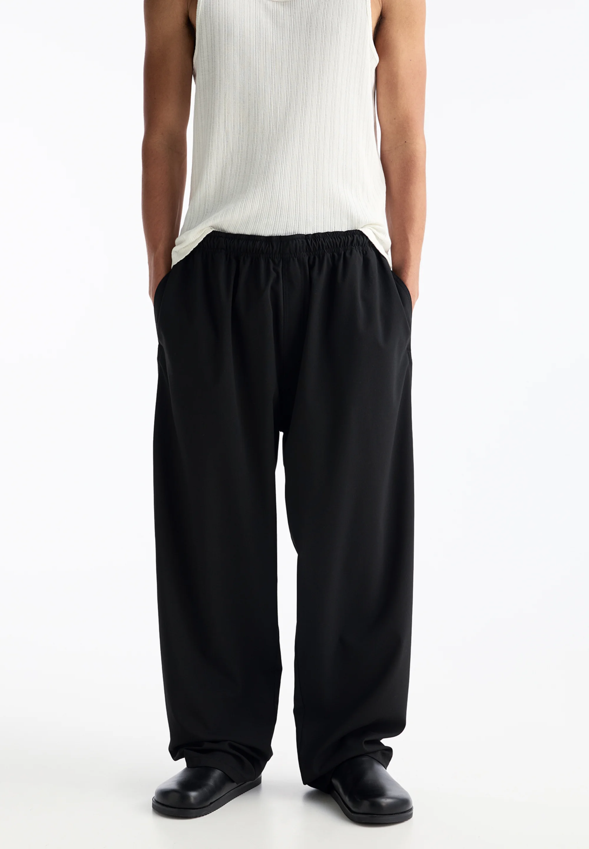PULL&BEAR BAGGY TAILORED FIT - Pantalones