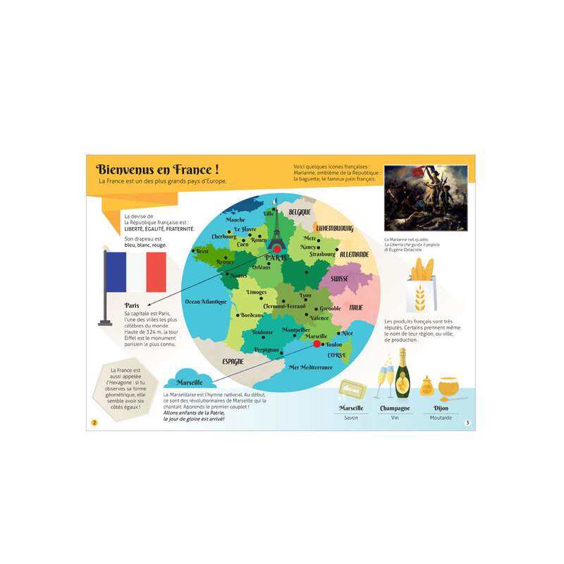 Puzzle découverte de la France et son livret Sassi