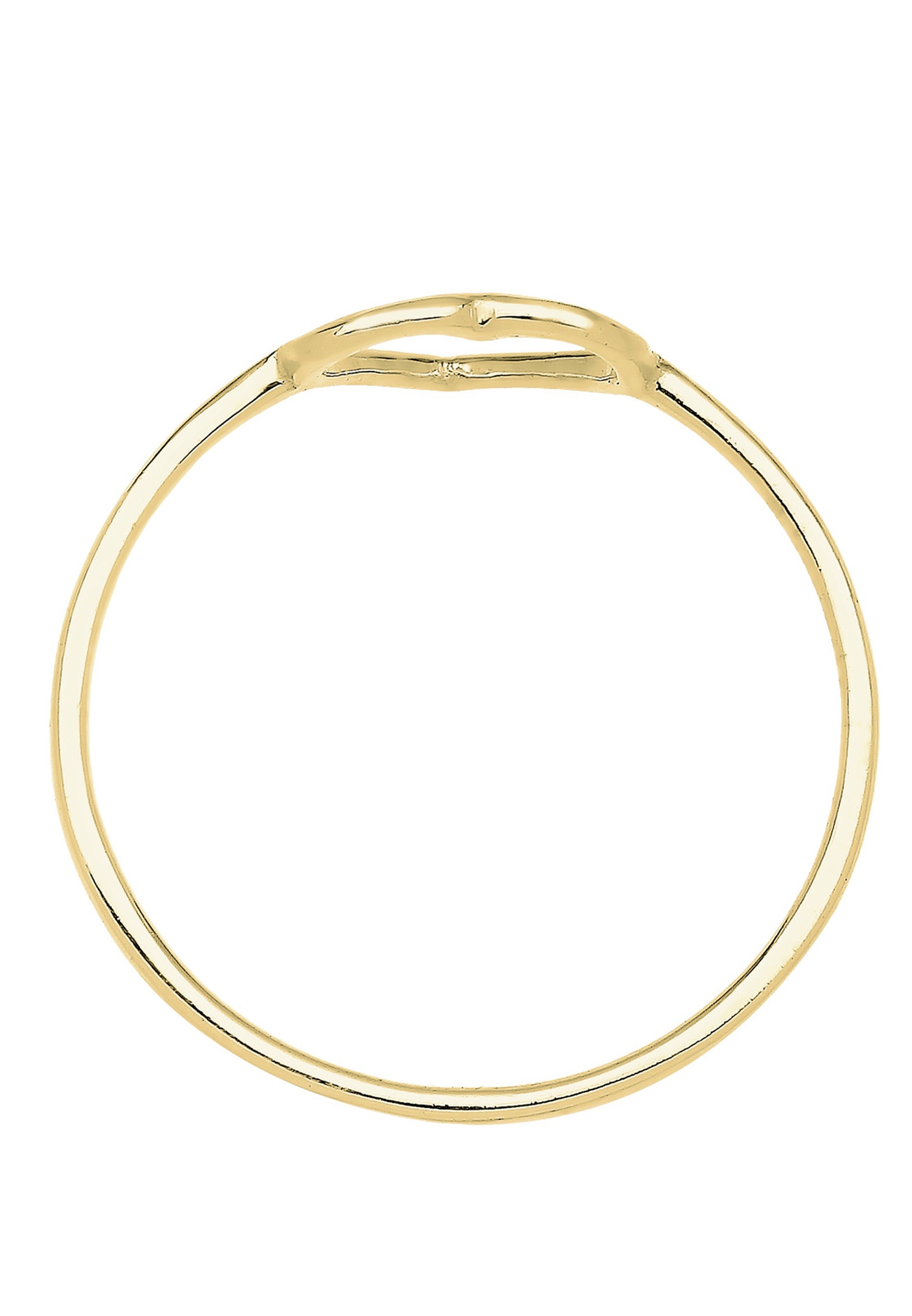 Elli PREMIUM Ring Herz Trendsymbol Filigran 375 Gelbgold