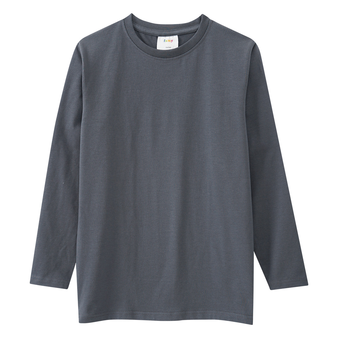 2 Jungen Langarmshirts im Basic-Look