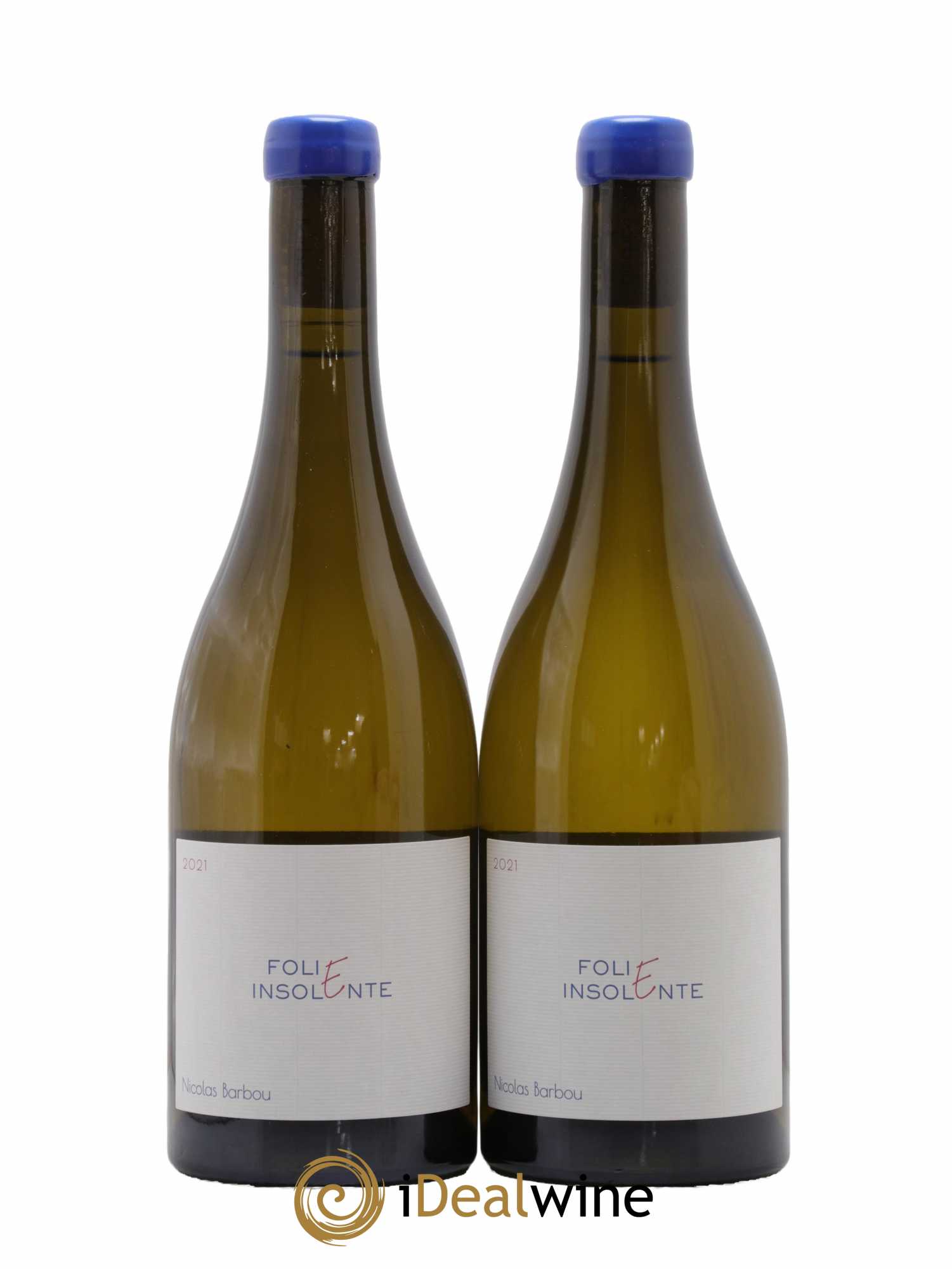Touraine-Oisly Folie Insolente Nicolas Barbou  2021 - Lot de 2 Bouteilles