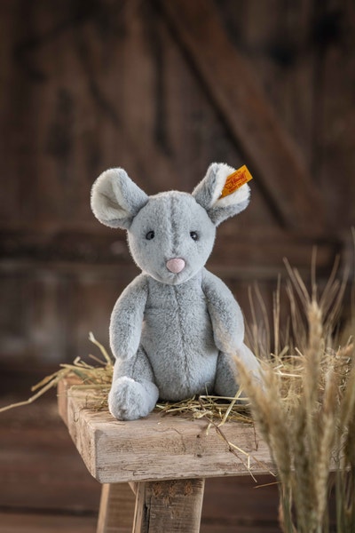 Cheesy Maus, 19 cm, hellgrau