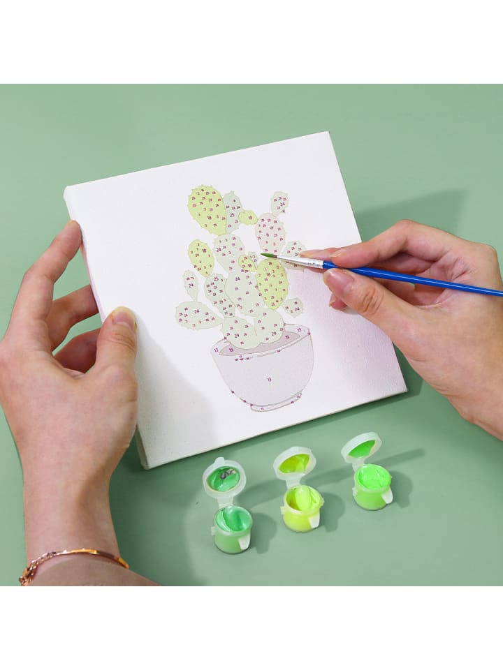 ARTNANAS Mini Malen nach Zahlen 4er/9er Set-