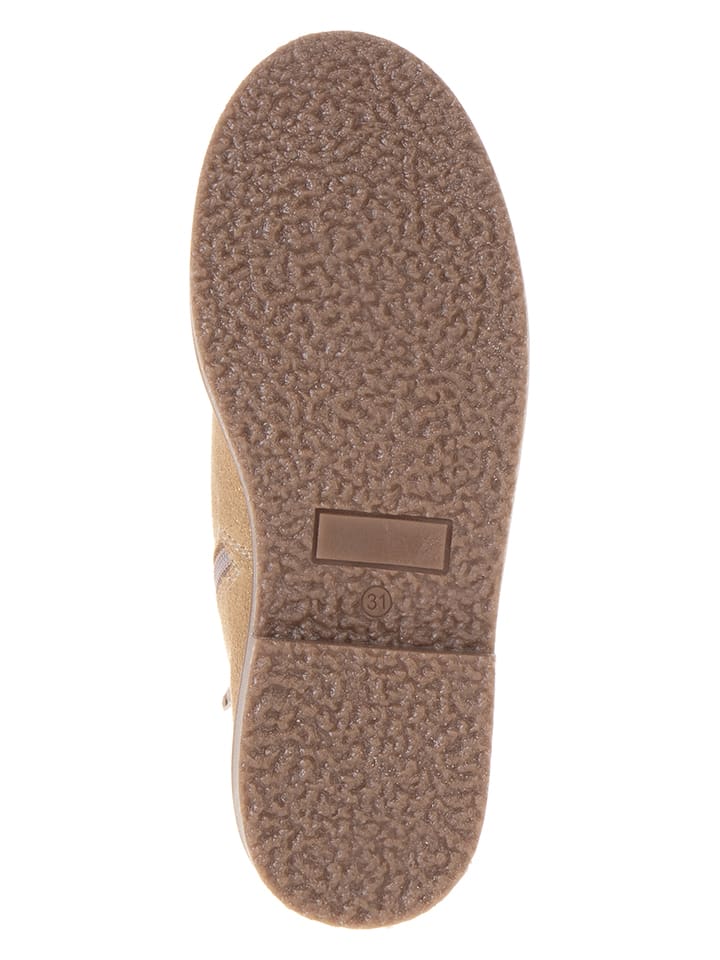 lamino Leder-Chelsea-Boots in Gold günstig kaufen