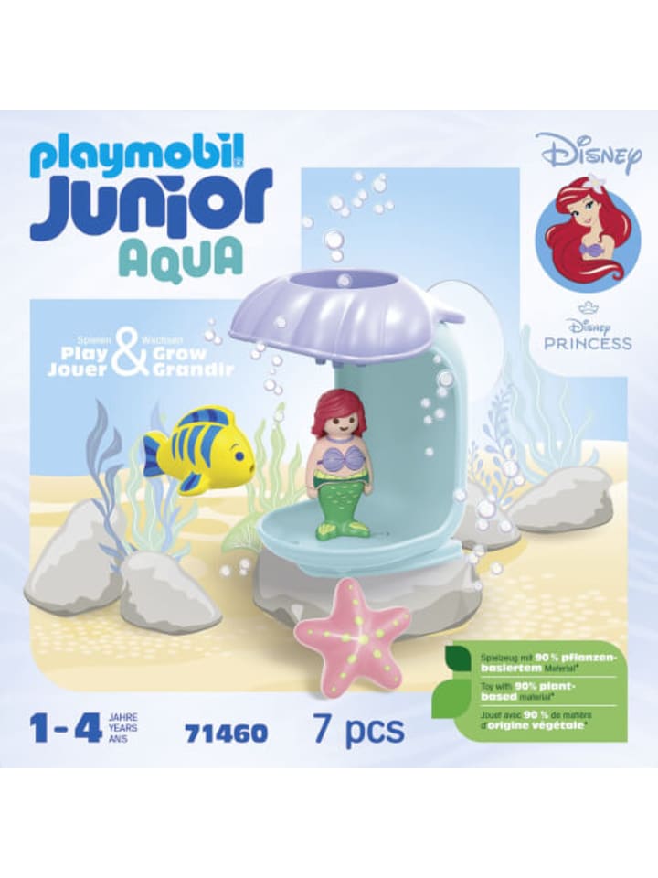 Playmobil Spielfigur Set 1.2.3 & Disney Arielles Muscheldusche, 4-10 Jahre günstig kaufen onesize