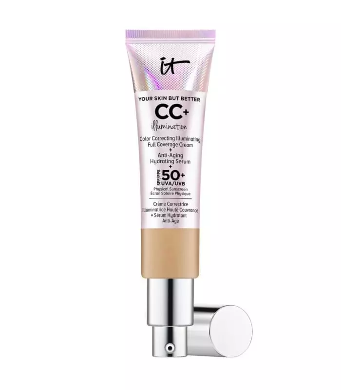 Your Skin But Better™ Cc+ Cream Illumination Crème Correctrice Illuminatrice Haute Couvrance + Sérum Hydratant Anti-Âge SPF 50+
