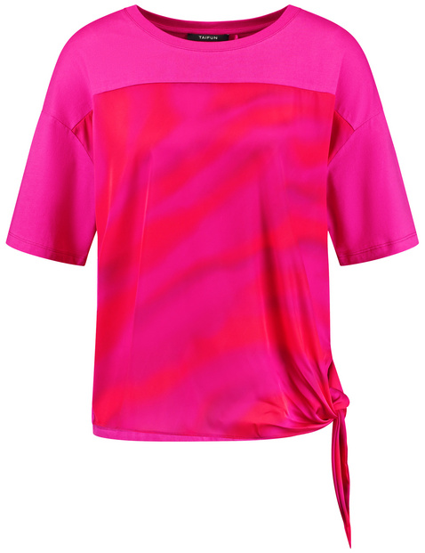 T-Shirt mit Knoten-Detail
