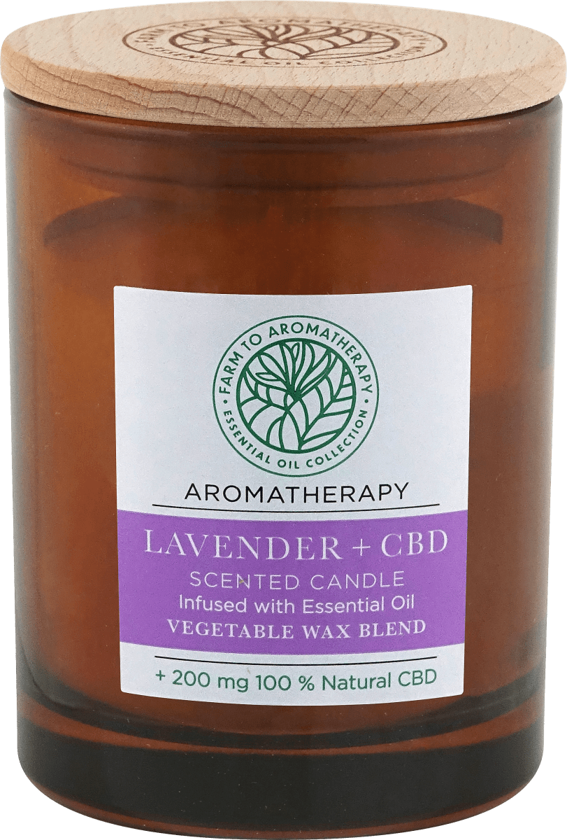 Duftkerze im Glas Aromatherapy Lavender + CBD, 1 St