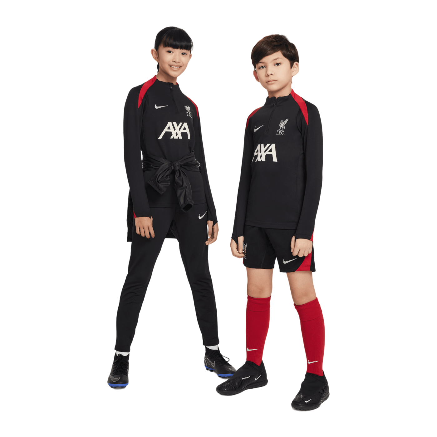 Nike FC Liverpool Drill Top Kids Schwarz F013