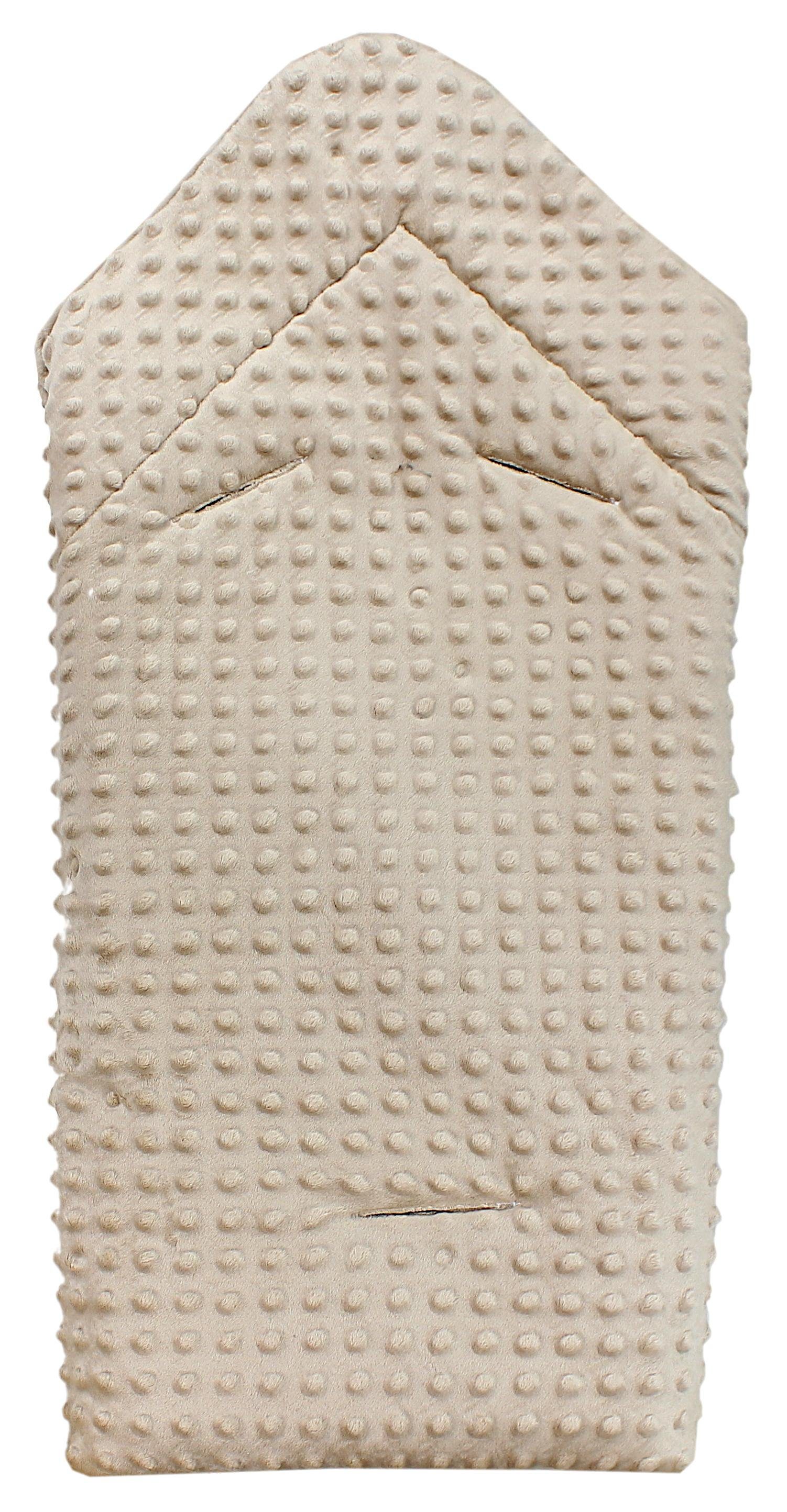 Einschlagdecke Baby Winter Einschlagdecke für Babyschale Wattiert Minky, TupTam