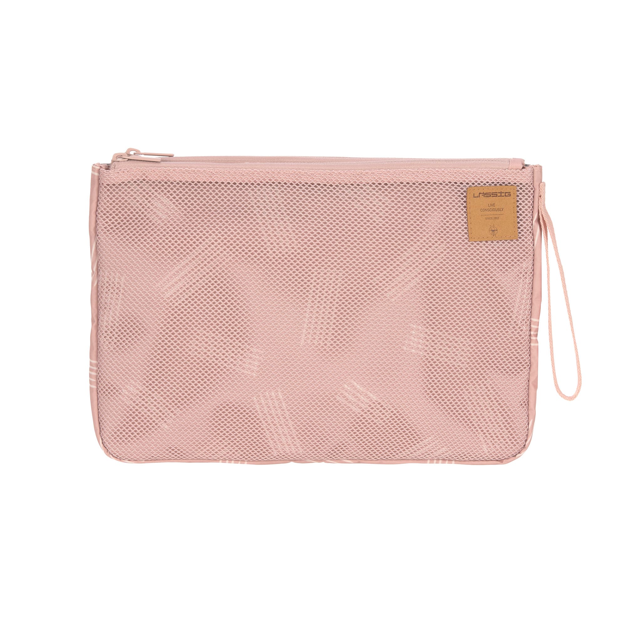Windeltasche - Changing Organizer Soft Stripes Rose, Rosa