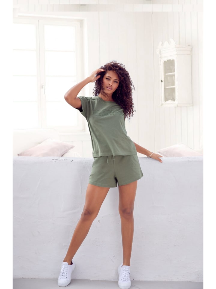 Kangaroos Shorty in khaki günstig kaufen