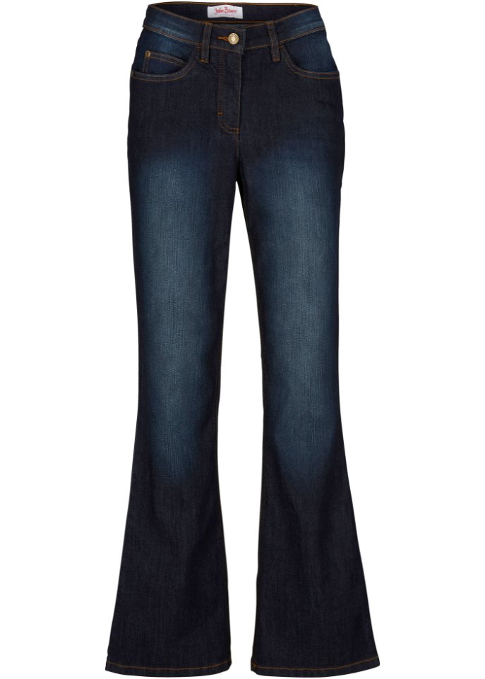 Komfort-Stretch-Jeans Bootcut