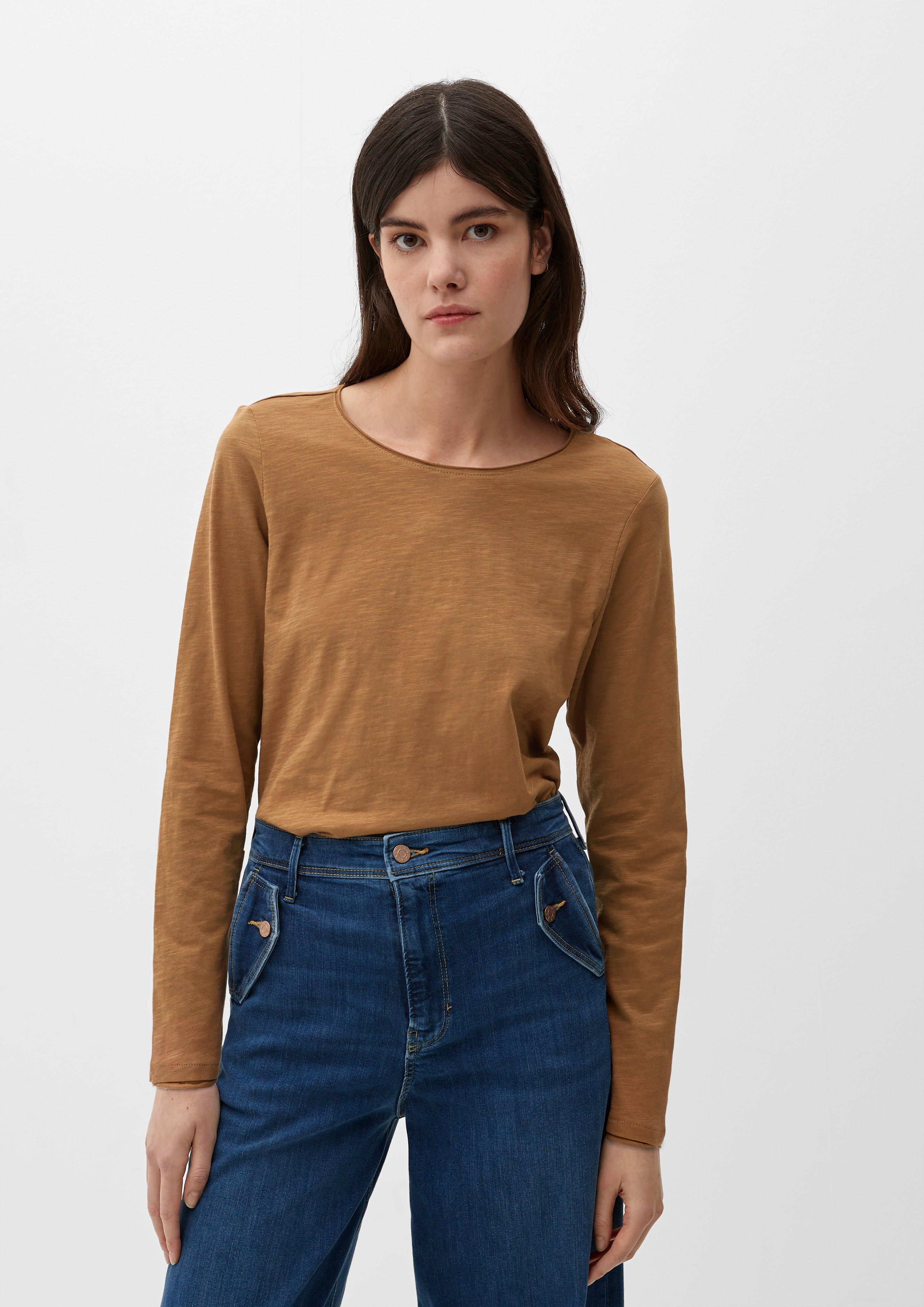 Langarmshirt mit Rollsaum  2123006-8469