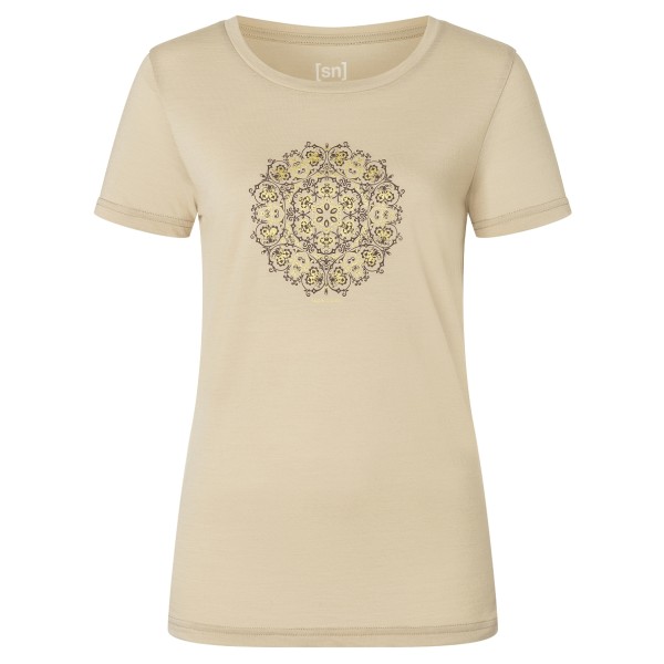 super.natural - Women's Ornament Tee - Merinoshirt