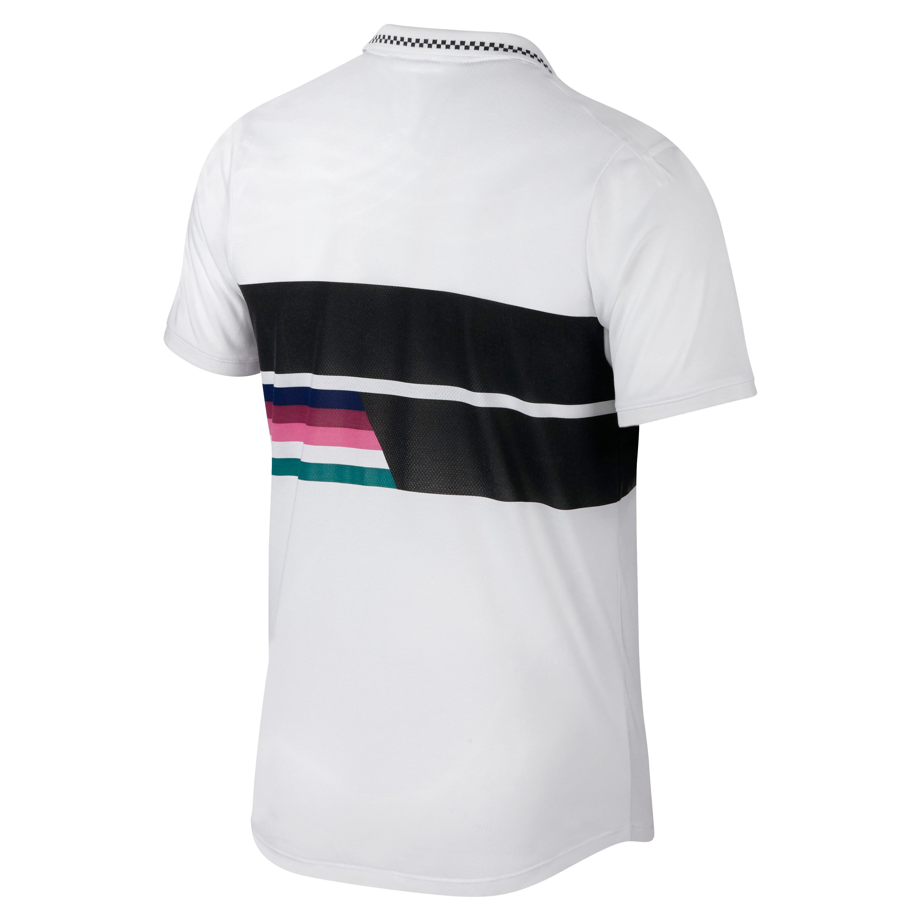 Advantage Polo Herren - Weiß, Schwarz