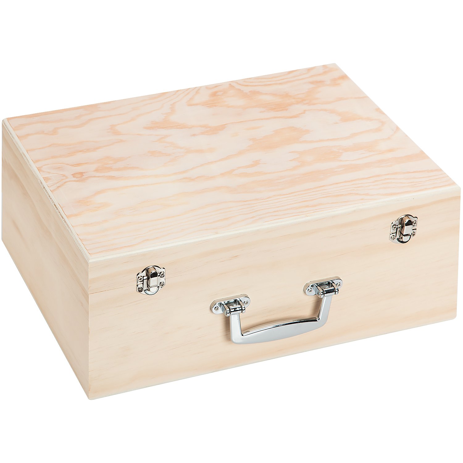 Koffer aus Holz, 35 x 25 x 15 cm
