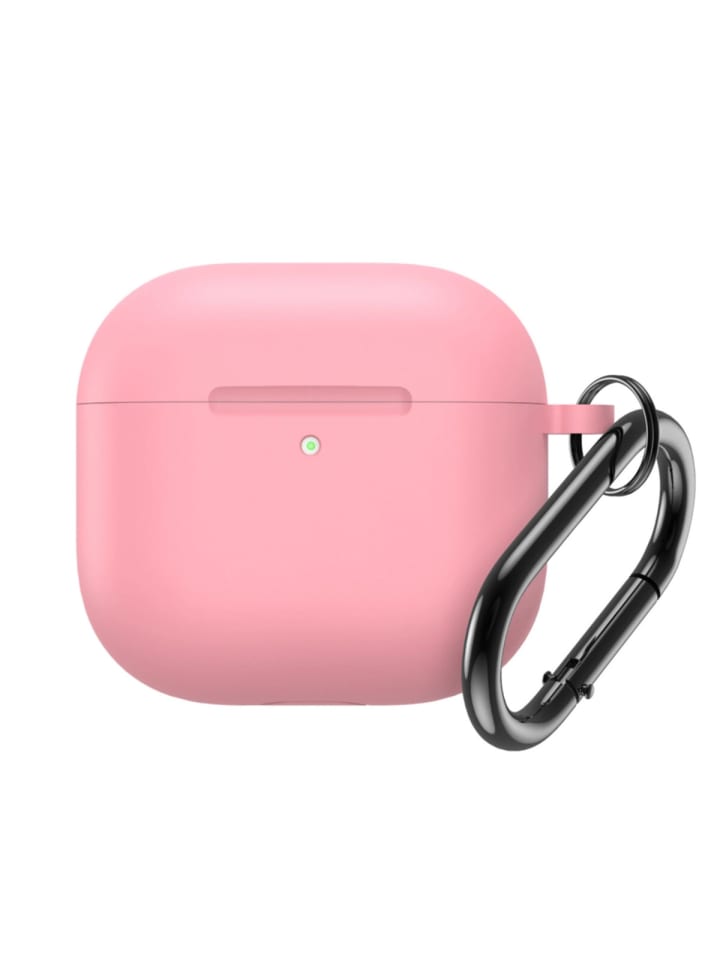 COFI 1453 Silikonhülle kompatibelAirpods 4Karabinerhaken Blau in Pink günstig kaufen onesize