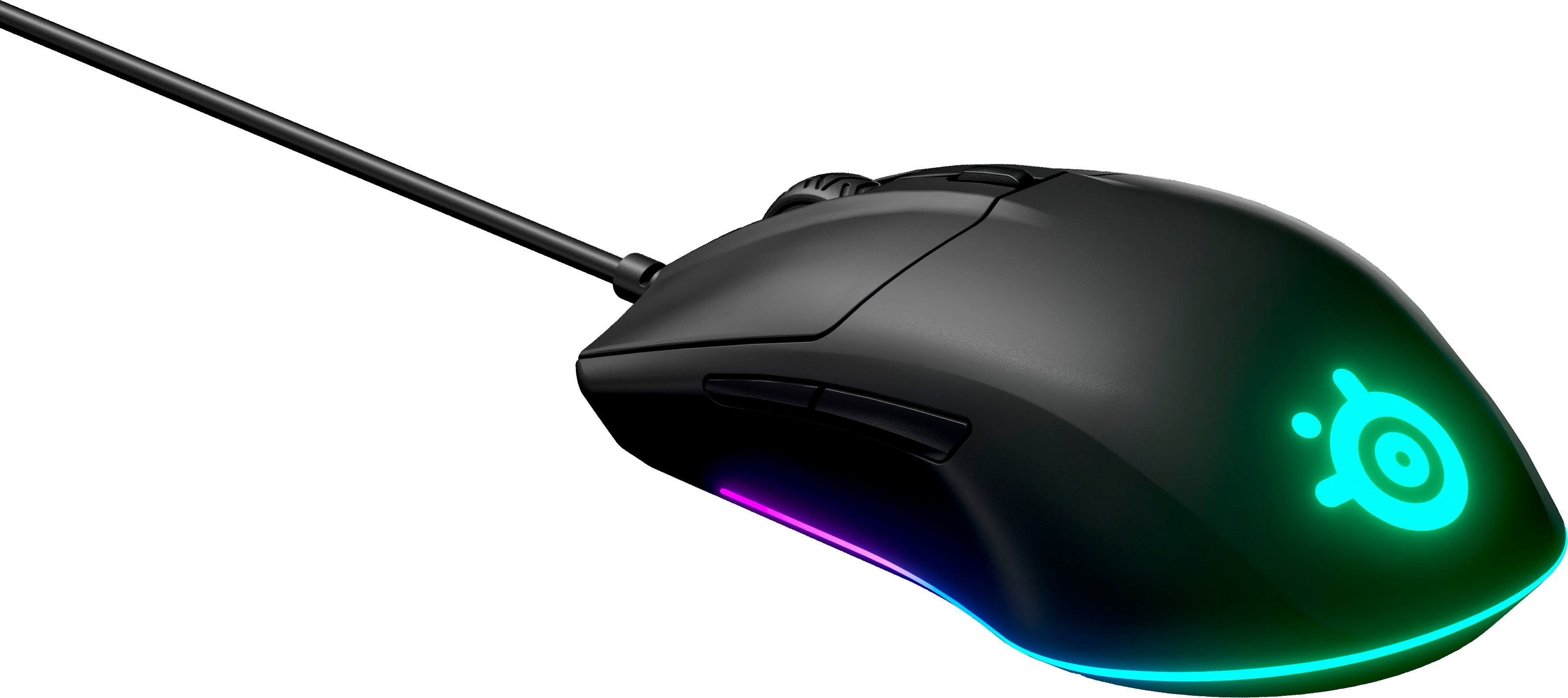SteelSeries Rival 3 Gaming-Maus (kabelgebunden)