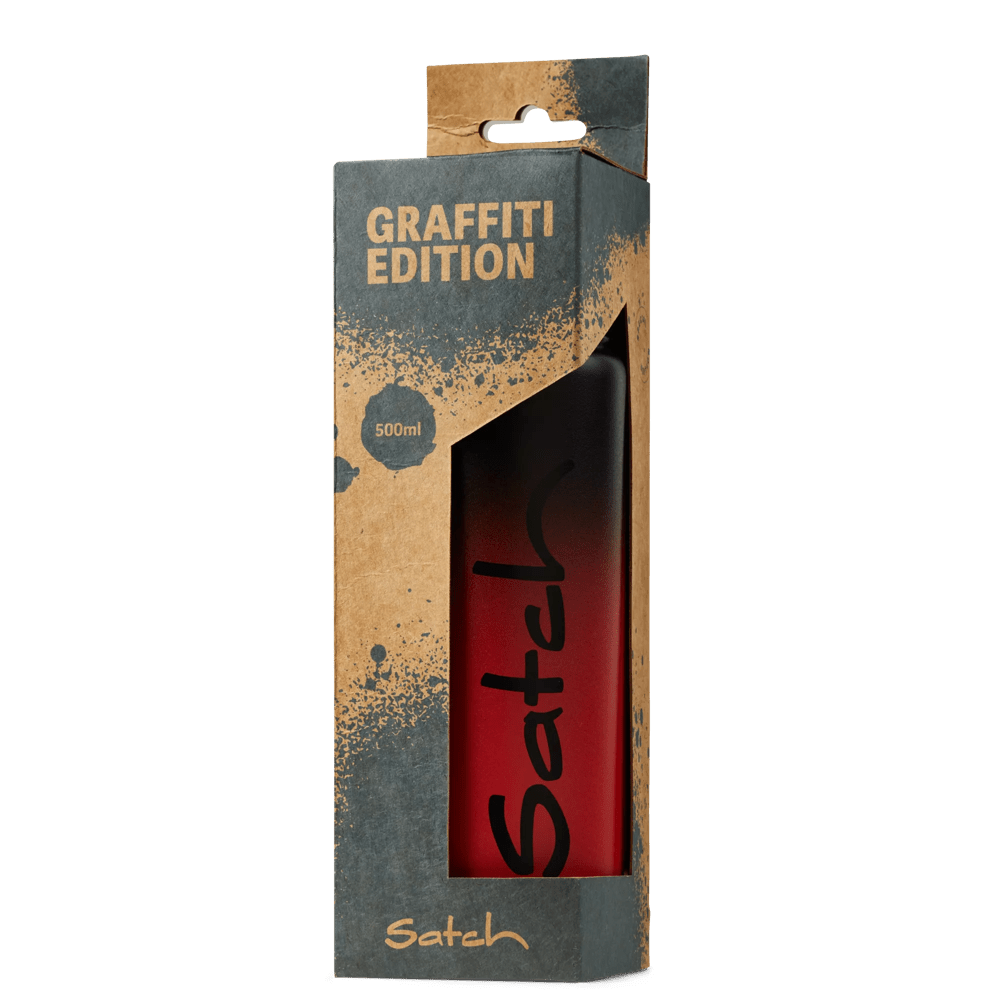 Trinkflasche Black Graffiti