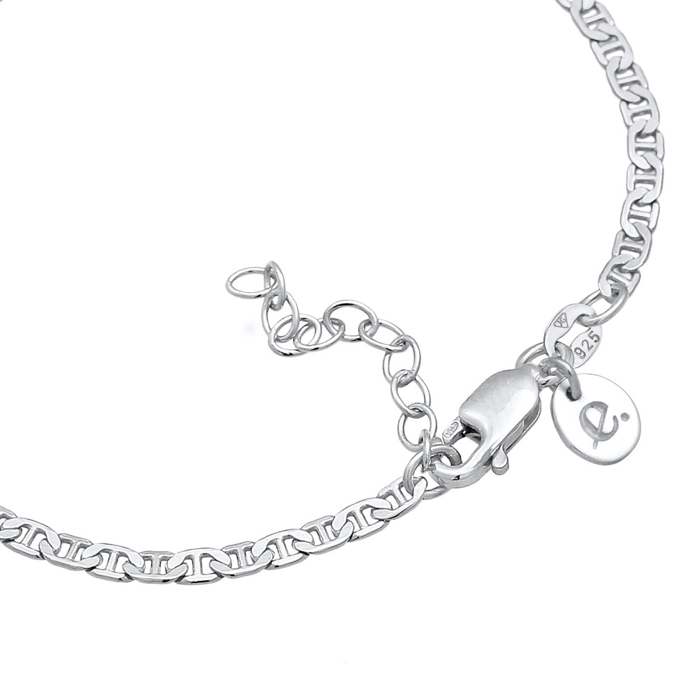 Elli PREMIUM Elli PREMIUM Bracelet Chaîne d'haltères pour dames ajustable Basic Minimal Trend  Bracelet
