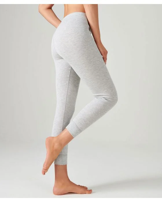Legging long, fine côte Thermolactyl