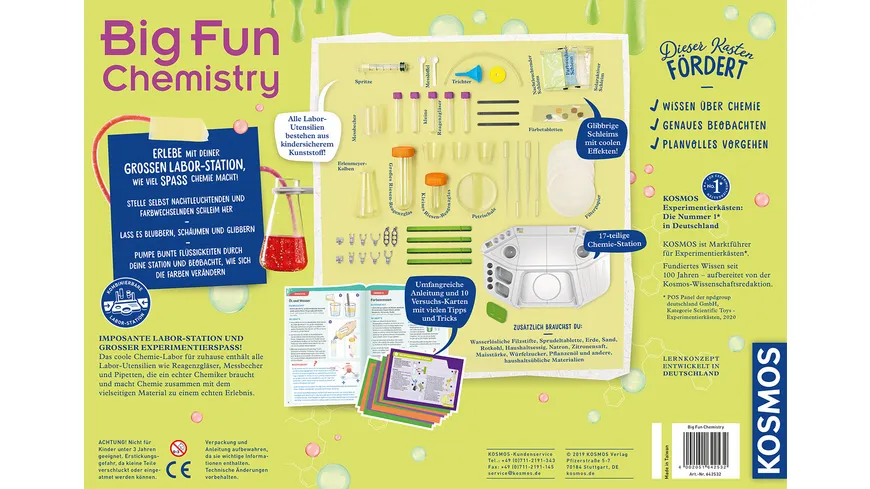 KOSMOS - Experimentierkästen - Big Fun Chemistry