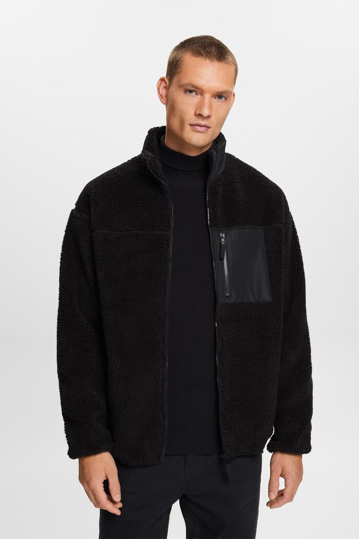 Jacke mit Teddyfell und Fleece