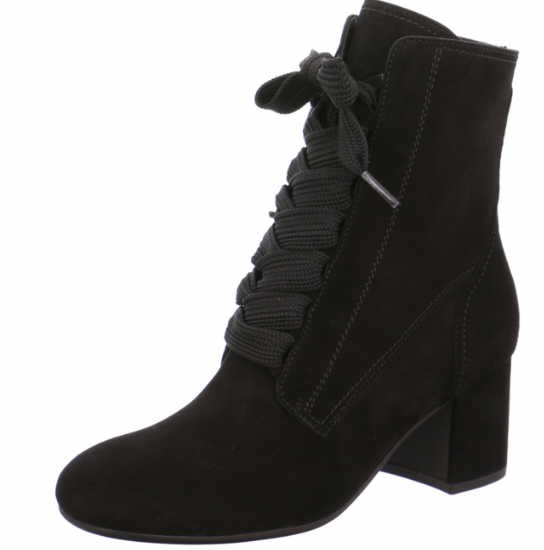 PAUL GREEN Schnür-Stiefeletten schwarz
