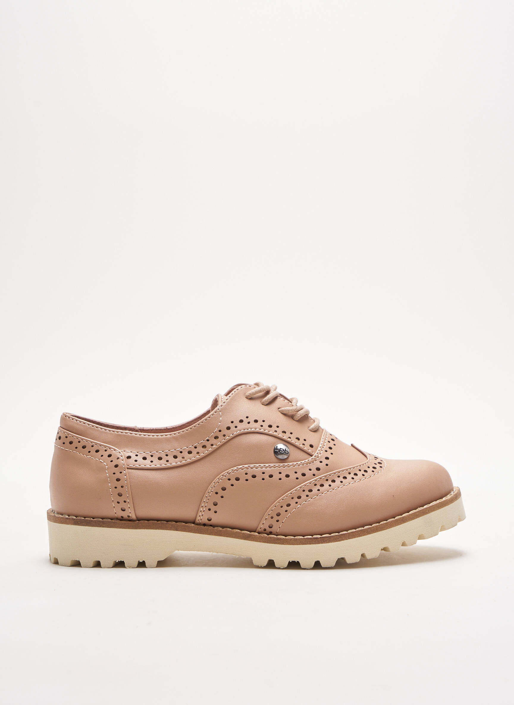 Les P Tites Bombes Derby Femme couleur beige