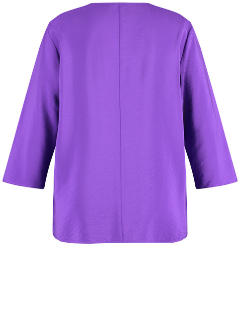 Fein schimmernde 3/4 Arm Bluse