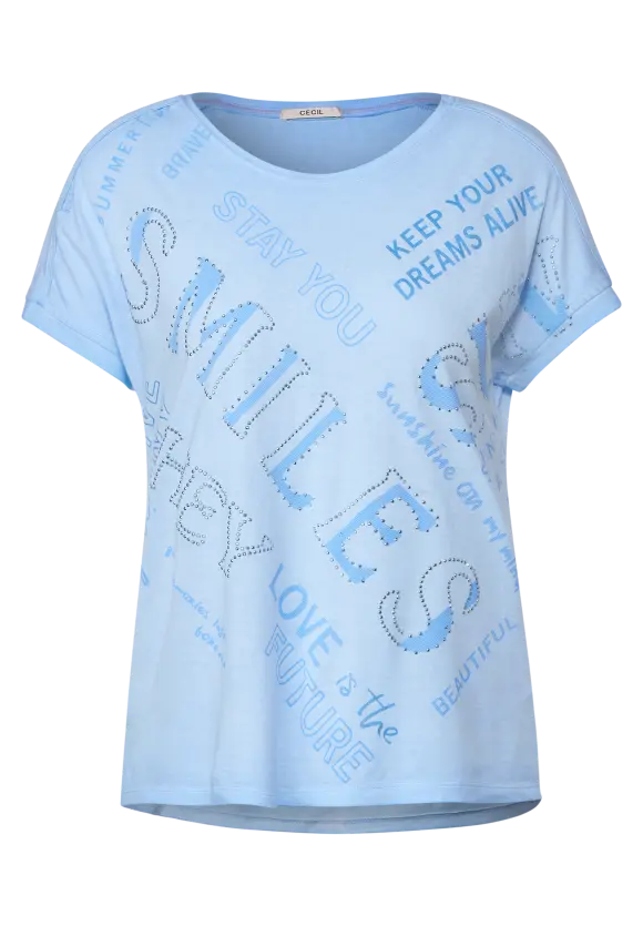CECIL Wording Print T-Shirt
