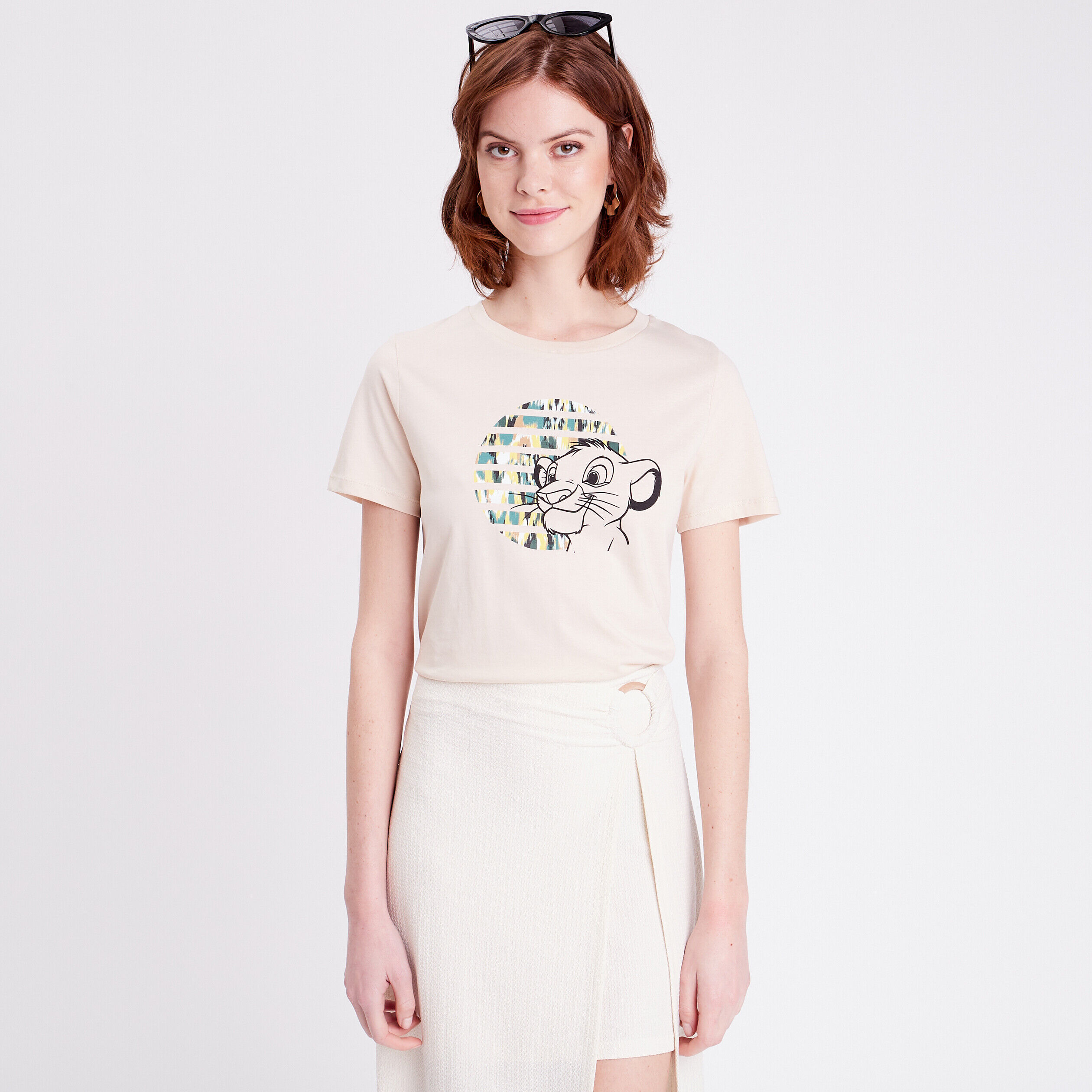 T-shirt Le Roi lion sable femme | Cache Cache