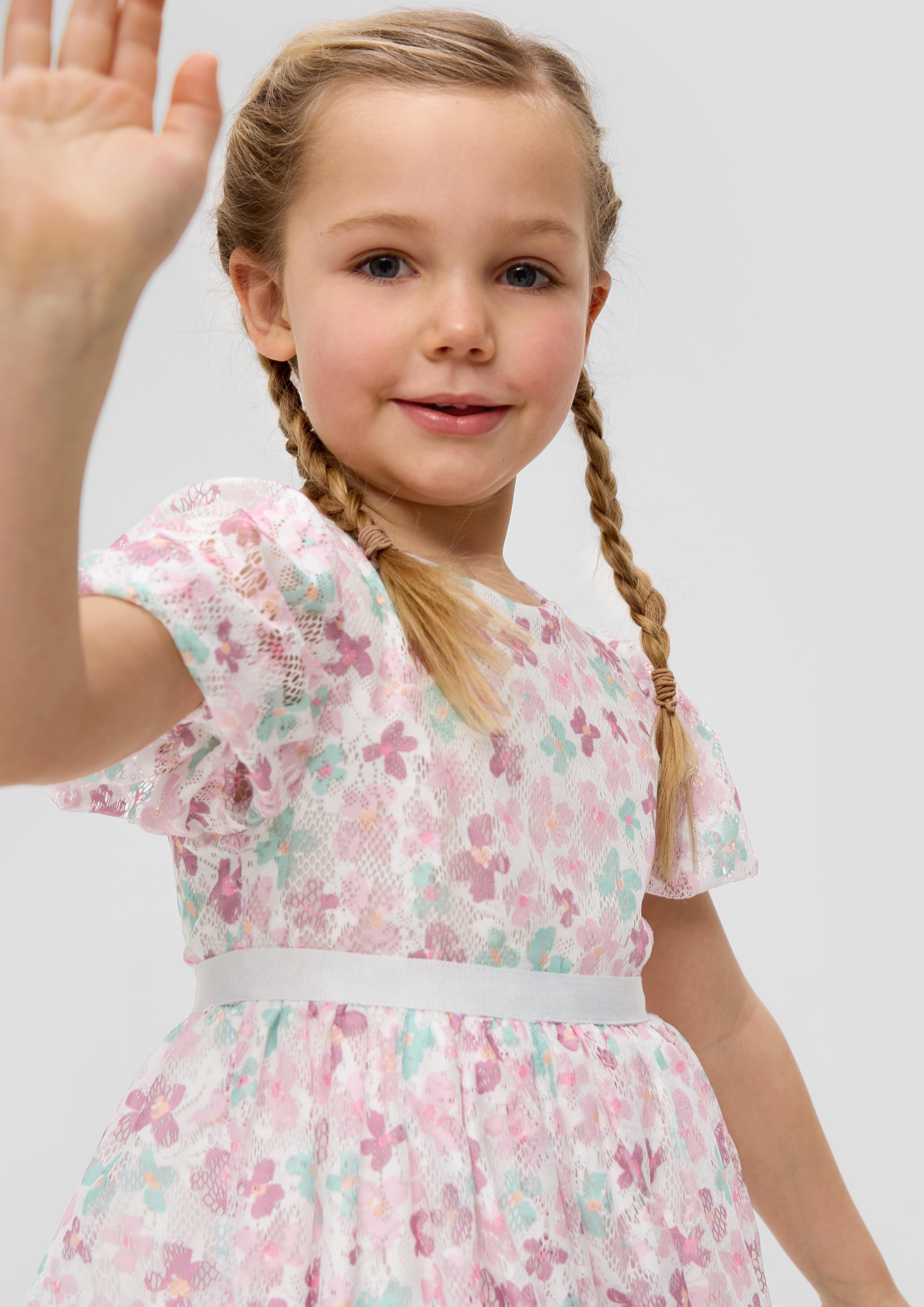 Festliches Spitzenkleid mit Unterrock  2140051-01A6