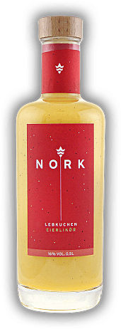 NORK Lebkuchen Eierlikör NORK Lebkuchen Eierlikör Weihnachtsstimmung im Glas. 0,5	 Liter - Vol 16%