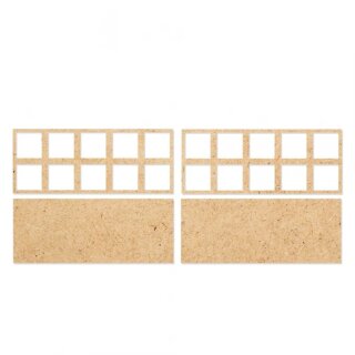 Kromlech Bases - Infantry 5x2 Square Base Converter Tray (2)