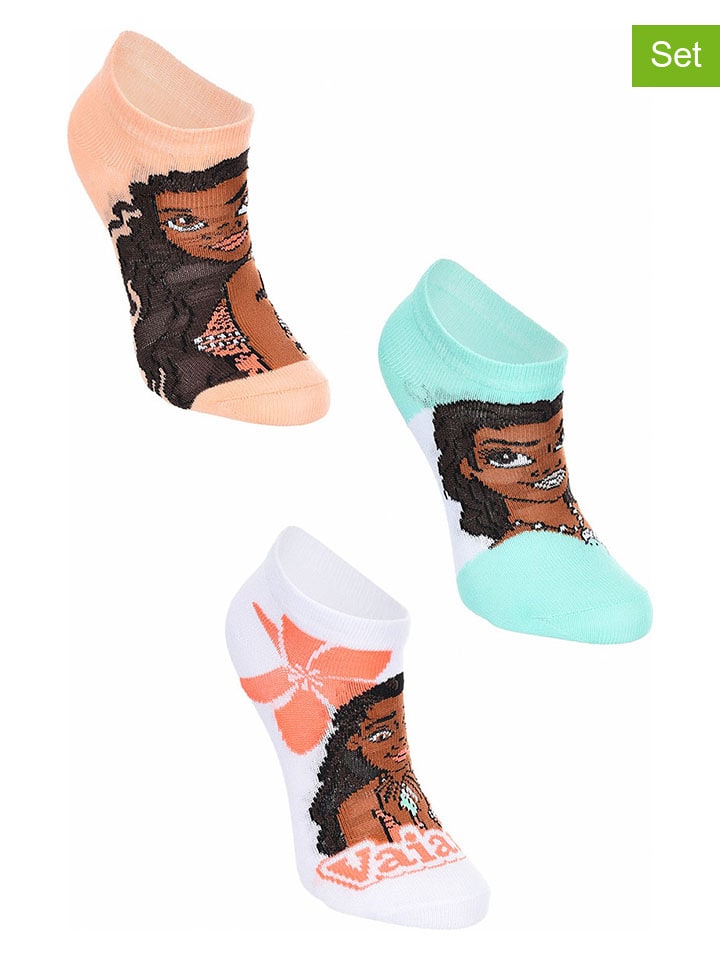 Disney Vaiana 3er-Set: Socken 