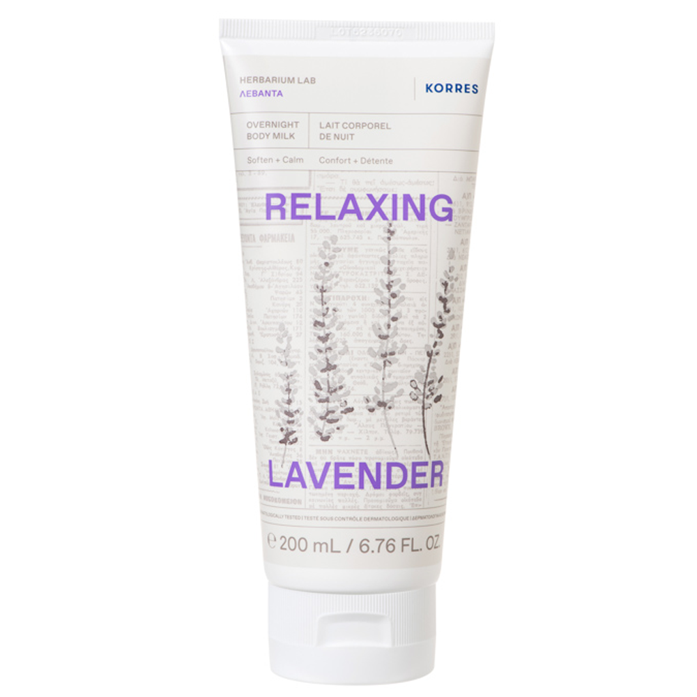 Korres RELAXING LAVENDER Körpermilch für die Nacht 200 ml