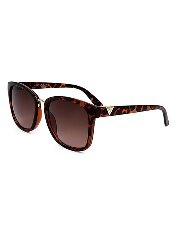 Guess Damen-Sonnenbrille in Braun günstig kaufen 57