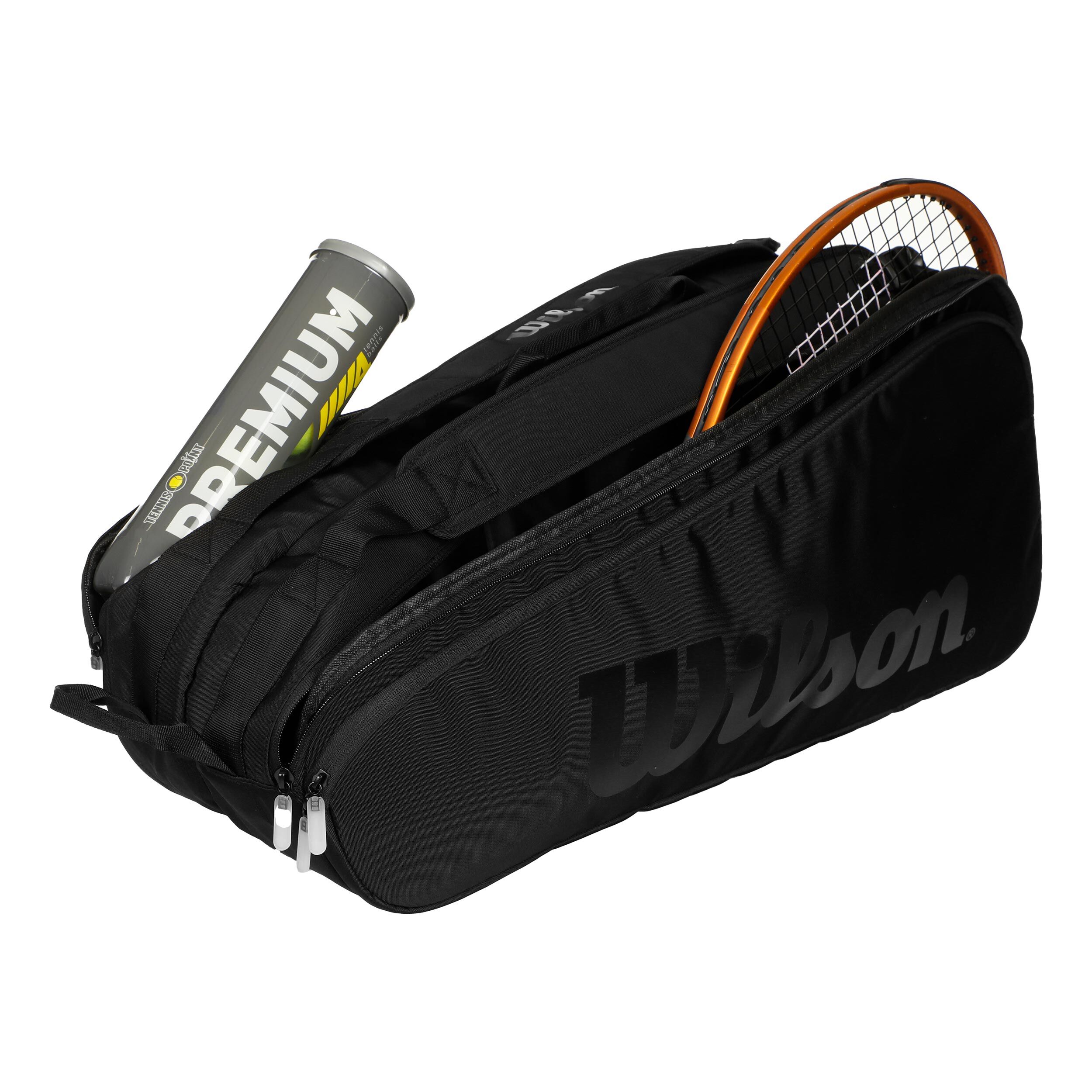 Tour Series Noir Schlägertasche 6er - Schwarz