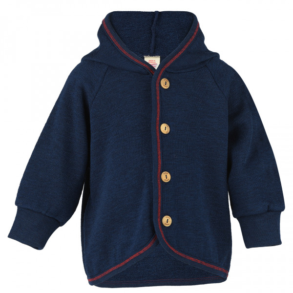 Engel - Baby-Kapuzenjacke mit Holzknöpfen - Freizeitjacke
