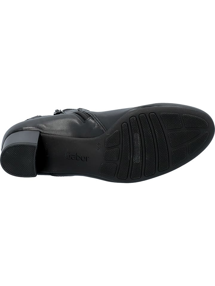 Gabor Leder-Stiefeletten in Schwarz günstig kaufen
