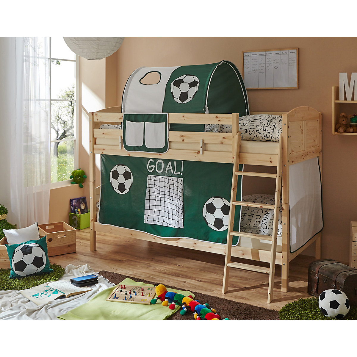 Etagenbett Erni Country Kiefer Natur