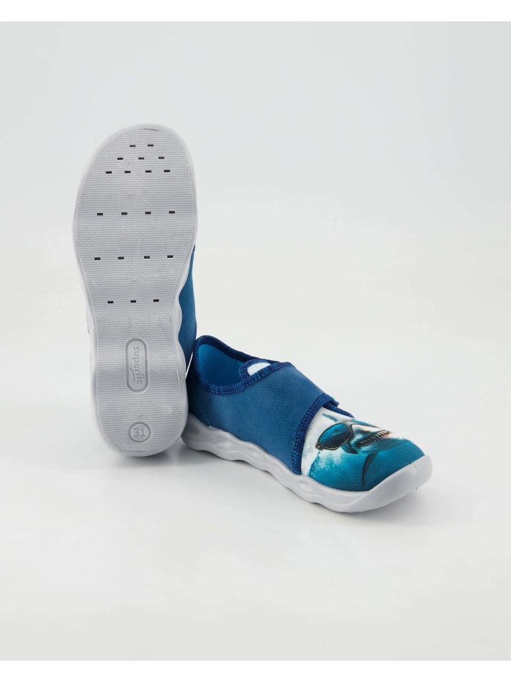 superfit Hausschuhe in Blau günstig kaufen