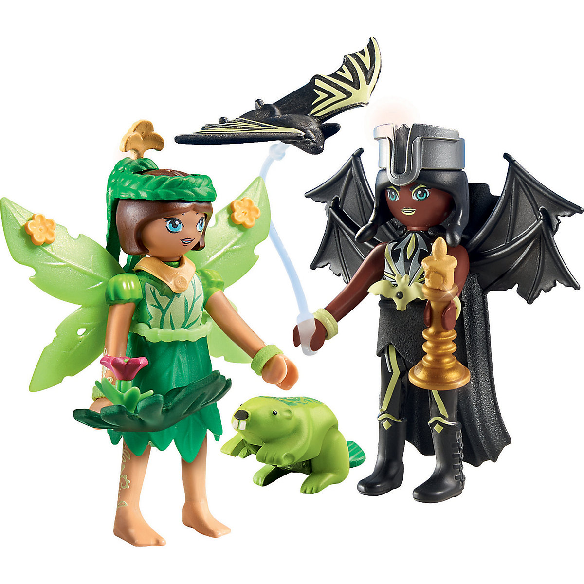 PLAYMOBIL® 71350 Forest Fairy & Bat Fairy mit Seelentieren