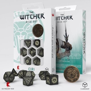 The Witcher Dice Set Ciri The Zireael (7)