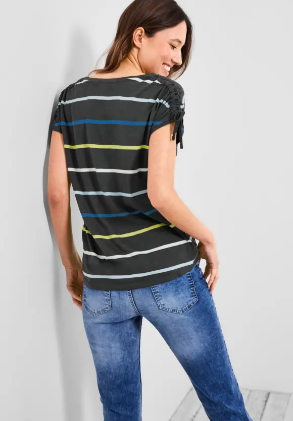 CECIL Streifenshirt mit Rundhals