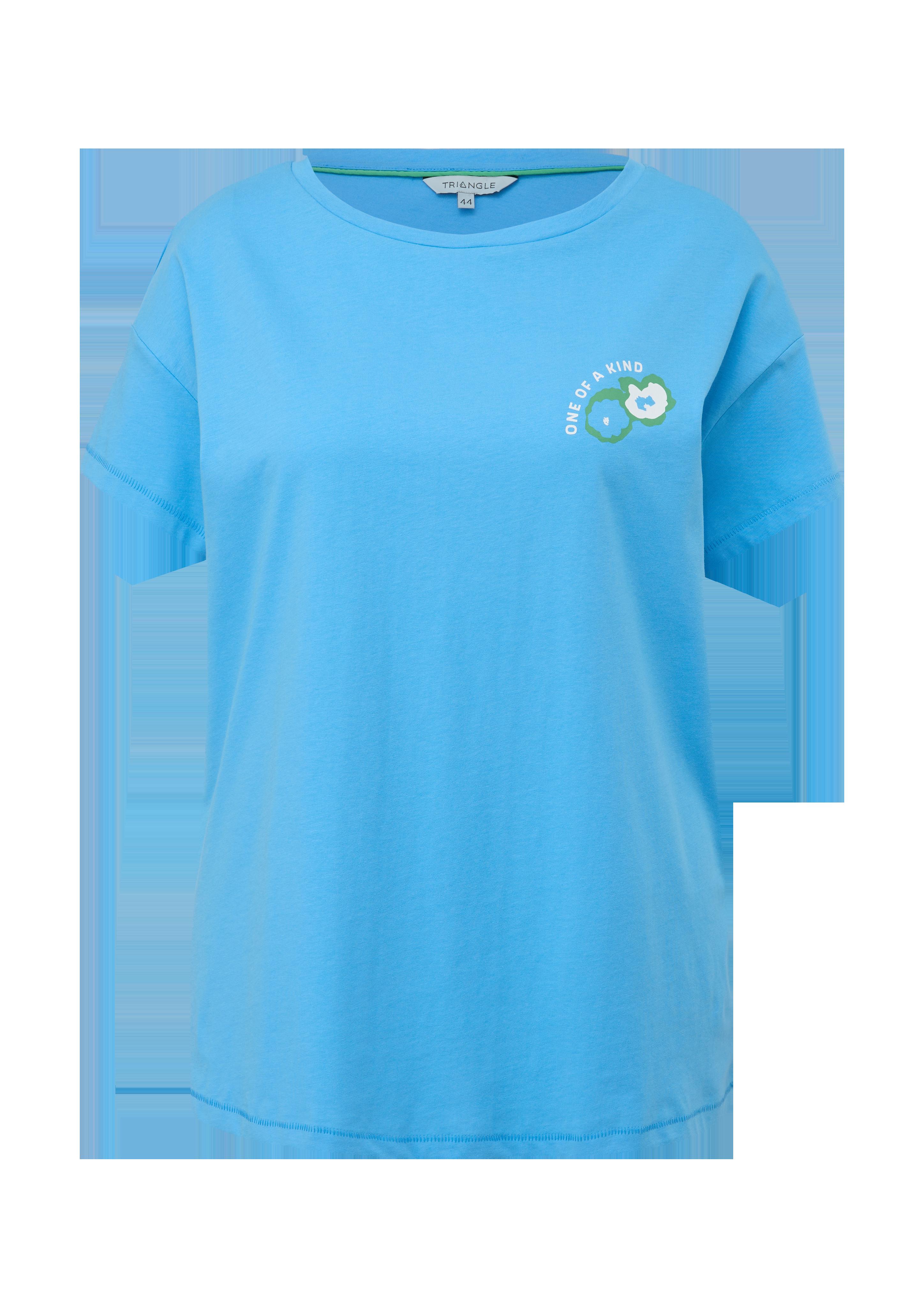 T-Shirt mit gummiertem Print  2129816-55D4