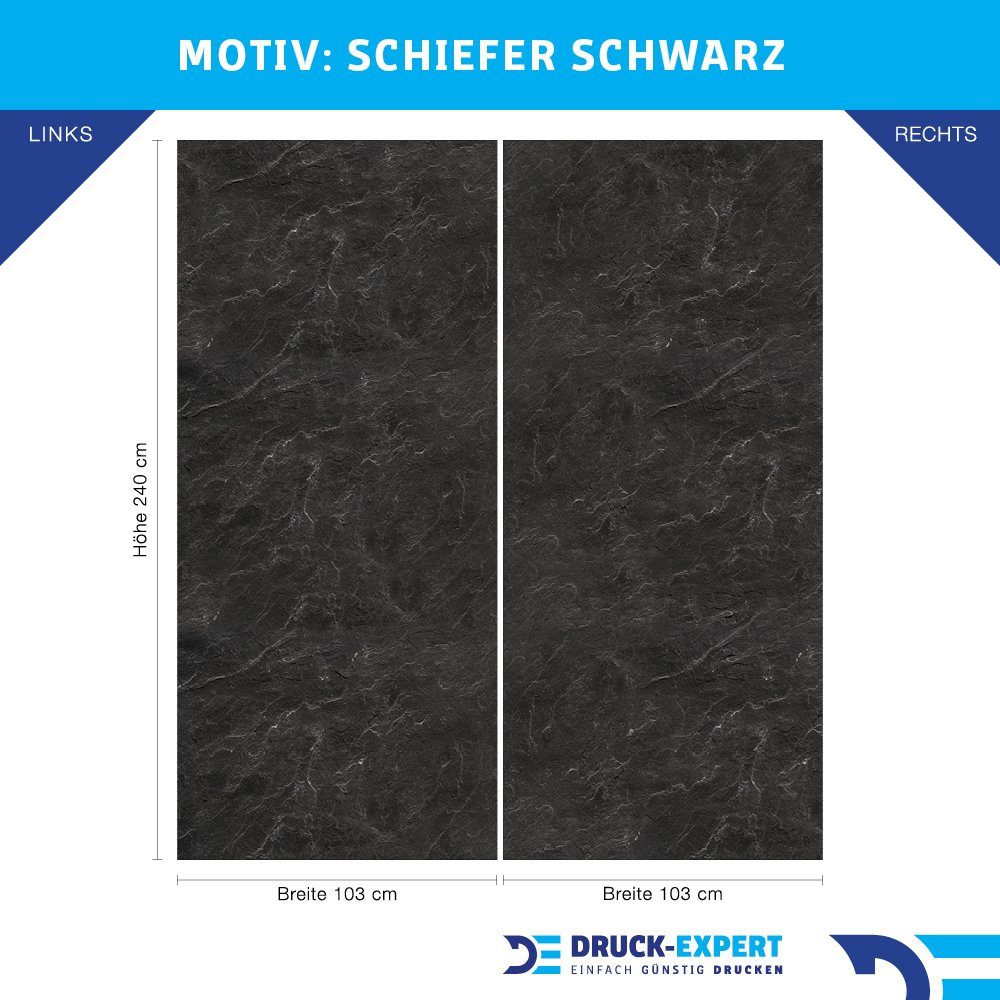 DRUCK-EXPERT Duschrückwand Premium Duschrückwand - langlebiger Fliesensticker aus 0,4 mm selbstklebenden Hart-PVC