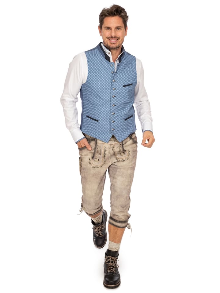 Gipfelstürmer Trachtenweste 423000-4210 in jeans günstig kaufen 60
